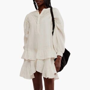 Free People Sachi Long Sleeve
Ruffle Minidress